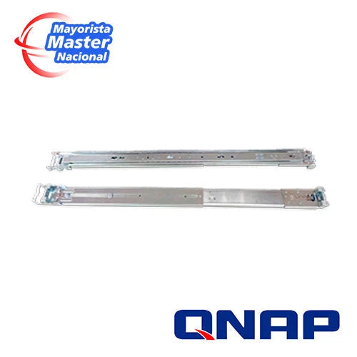 RIEL PARA MONTAJE EN RACK QNAP RAIL-B02 / COMPATIBLE CON NAS QNAP DE 1UR Y 2UR-Almacenamiento-QNAP-Bsai Seguridad & Controles