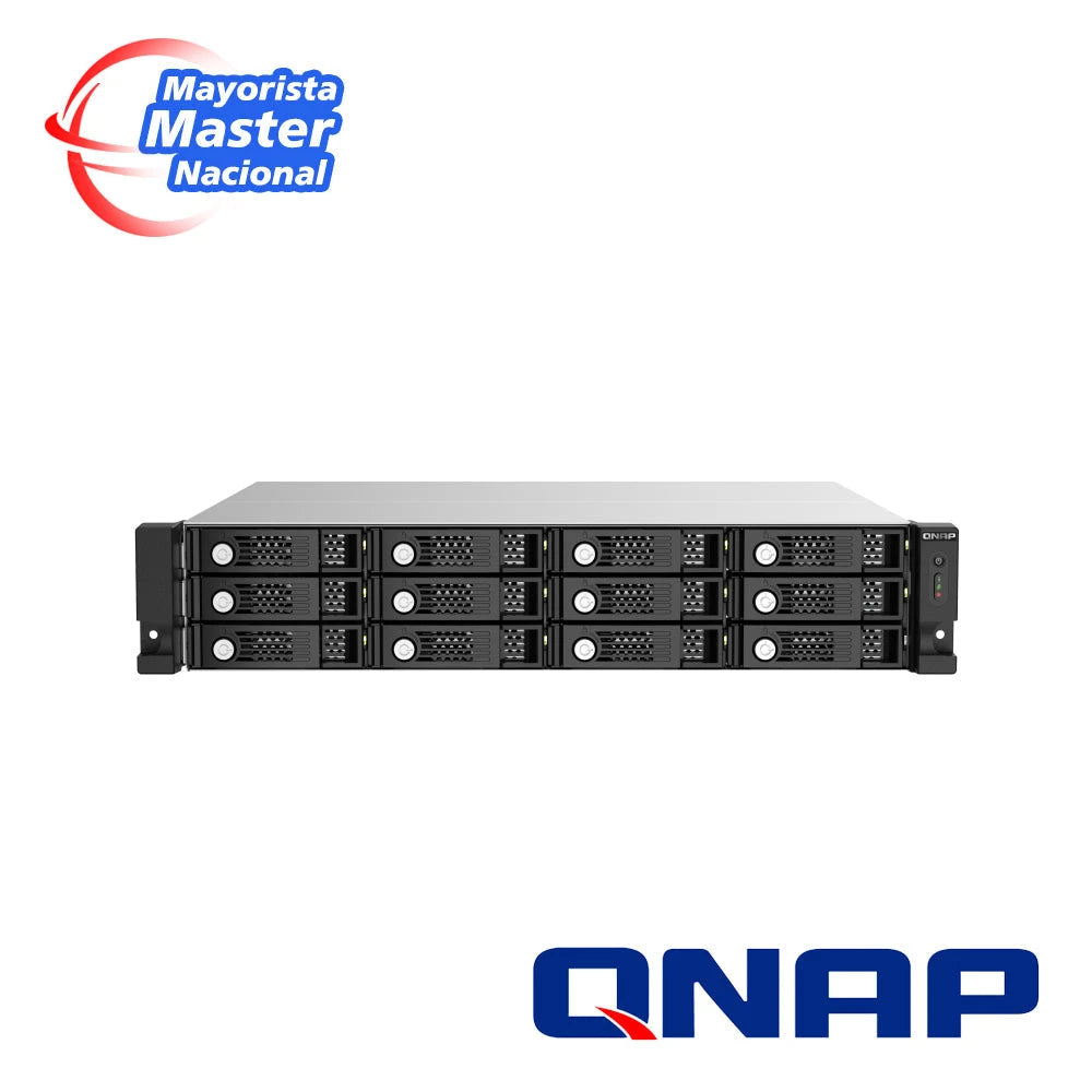 CAJA DE EXPANSION DE ALMACENAMIENTO QNAP TL-R1220SEP-RP-US / 12 BAHIAS FRONTALES SATA-SAS 3.5 PULGADAS / MONTAJE EN RACK 2UR / INTERCONEXION VIA SAS SFF-8644 / FUENTE REDUNDANTE /COMPATIBLE CON NAS QNAP (REVISAR LISTA DE COMPATIBILIDAD) Y SERVIDORES WI...-Almacenamiento-QNAP-Bsai Seguridad & Controles