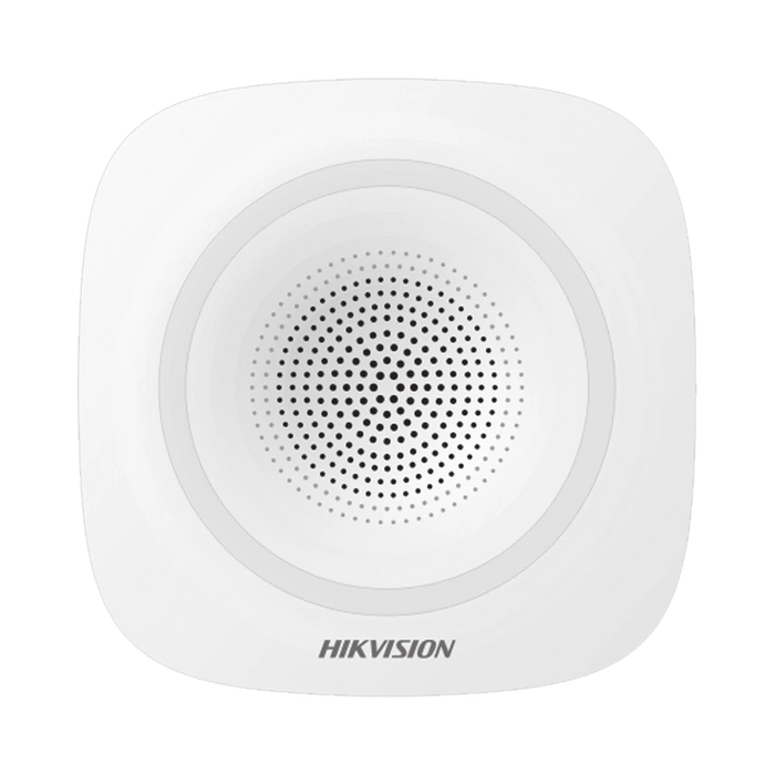 SIRENA INALÁMBRICA / 433 MHZ / 110 DB / COMPATIBLE CON PANEL DE ALARMA HIKVISION-Detectores / Sensores-HIKVISION-DS-PSG-WI-Bsai Seguridad & Controles