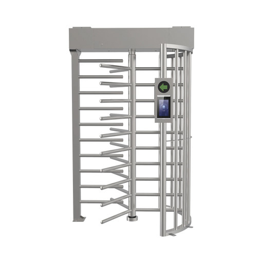 TORNIQUETE SENCILLO (1 CARRIL) DE CUERPO COMPLETO MARCA HIKVISION / COMPATIBLE CON RECONOCIMIETO FACIAL (TERMINAL NO INCLUIDA).-Torniquetes y Puertas de Cortesía-HIKVISION-DS-K3H4410-120/PG-DM60-Bsai Seguridad & Controles