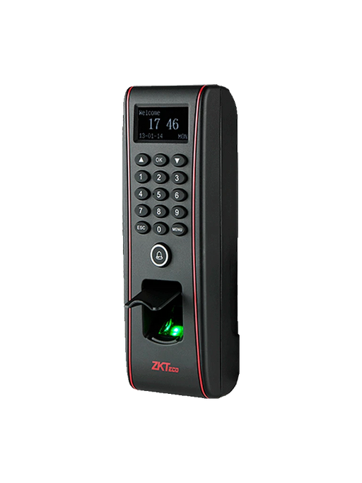 ZKTECO TF1700 - CONTROL DE ACCESO SEMI-EXTERIOR DE HUELLA, TARJETA Y CONTRASEÑA / SOPORTA 3000 HUELLAS, 10000 TARJETAS RFID / ALMACENA 30000 REGISTROS / CONEXIÓN TCPIP / USB / COMPATIBLE CON SOFTWARE ZK ACCESS 3.5-Huella-ZKTECO-74095-Bsai Seguridad & Controles