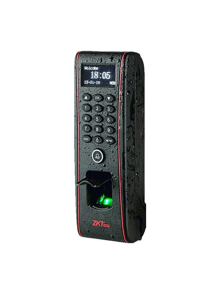 ZKTECO TF1700 - CONTROL DE ACCESO SEMI-EXTERIOR DE HUELLA, TARJETA Y CONTRASEÑA / SOPORTA 3000 HUELLAS, 10000 TARJETAS RFID / ALMACENA 30000 REGISTROS / CONEXIÓN TCPIP / USB / COMPATIBLE CON SOFTWARE ZK ACCESS 3.5-Huella-ZKTECO-Bsai Seguridad & Controles