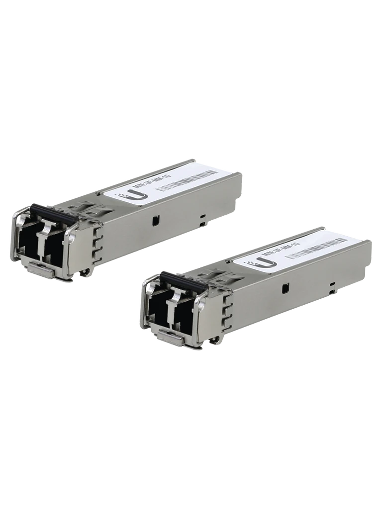 UBIQUITI UFMM1G- MODULO PARA FIBRA OPTICA SFP MULTIMODO / 1 GIGABIT / CONECTOR TIPO LC / COMPATIBLE CON SWITCHES UNIFI Y EDGEMAX-Transceptores SFP-UBIQUITI-Bsai Seguridad & Controles