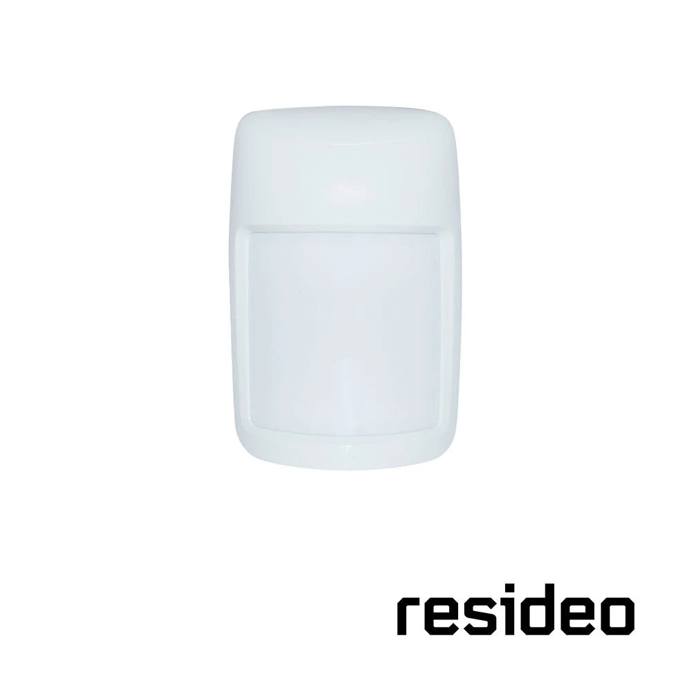 SENSOR DE MOVIMIENTO RESIDEO IS335T ANTIPET/ ALAMBRICO / INMUNIDAD A MASCOTAS DE MENOS DE 36KG/ COBERTURA DE DETECCION AMPLIA Y LARGA (12MTS X 17MTS)/ COMPATIBLE CON TODOS LOS SISTEMAS DE ALARMA-Detectores / Sensores-RESIDEO-Bsai Seguridad & Controles