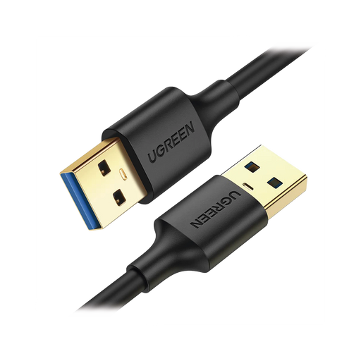 CABLE USB-A 3.0 A USB-A 3.0 / 1 METRO / MACHO A MACHO / CONECTOR NIQUELADO / NÚCLEO DE COBRE ESTAÑADO / BLINDAJE MÚLTIPLE / VELOCIDAD 5GBPS / NO REQUIERE CONTROLADOR / COMPATIBLE CON USB2.0 Y USB 1.1-Accesorios Generales-UGREEN-10370-Bsai Seguridad & Controles