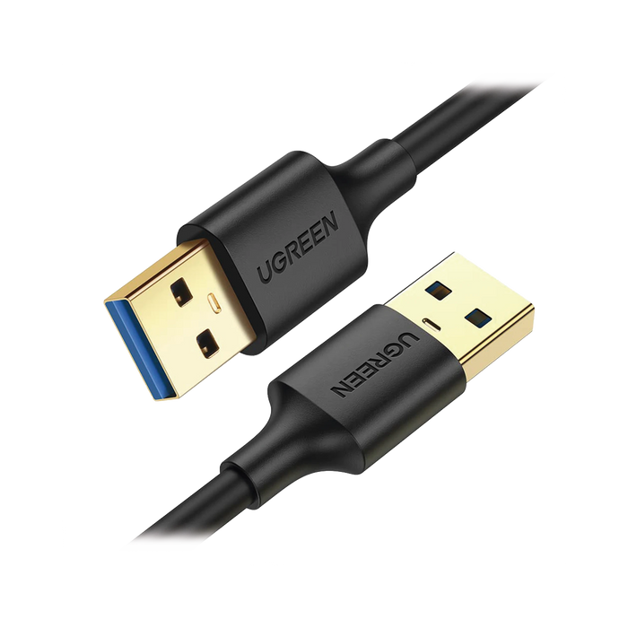 CABLE USB-A 3.0 A USB-A 3.0 / 1 METRO / MACHO A MACHO / CONECTOR NIQUELADO / NÚCLEO DE COBRE ESTAÑADO / BLINDAJE MÚLTIPLE / VELOCIDAD 5GBPS / NO REQUIERE CONTROLADOR / COMPATIBLE CON USB2.0 Y USB 1.1-Accesorios Generales-UGREEN-10370-Bsai Seguridad & Controles