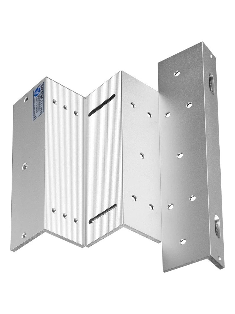 YLI MBK350ZLW - SOPORTE DE ELECTROIMAN DE 350 KG PARA PUERTA CON APERTURA INTERIOR / TIPO Z / COMPATIBLE CON YM350WS CLAVE 76006-Accesorios-YLI ELECTRONIC-Bsai Seguridad & Controles