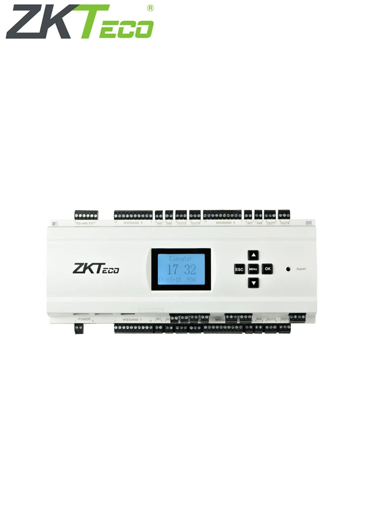 ZKTECO EC10 - PANEL PARA CONTROL DE ELEVADORES / 10 PISOS / 3,000 HUELLAS / 30,000 TARJETAS / NO INCLUYE FUENTE / COMPATIBLE SOLO CON SOFTWARE BIOSECURITY-Paneles de Control-ZKTECO-Bsai Seguridad & Controles