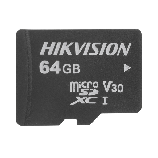 MEMORIA MICROSD / CLASE 10 DE 64 GB / ESPECIALIZADA PARA VIDEOVIGILANCIA / COMPATIBLES CON CÁMARAS HIKVISION-Almacenamiento-HIKVISION-HS-TF-L2/64G/P-Bsai Seguridad & Controles