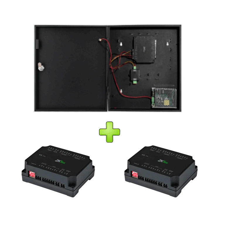 ZKTECO C2260BP - PAQUETE DE PANEL DE CONTROL DE ACCESO PARA 2 PUERTAS CON GABINETE METÁLICO / INCLUYE 2 EXPANSORES DM10 PARA 2 PUERTAS ADICIONALES / COMUNICACIÓN RS485-Paneles de Control-ZKTECO-Bsai Seguridad & Controles