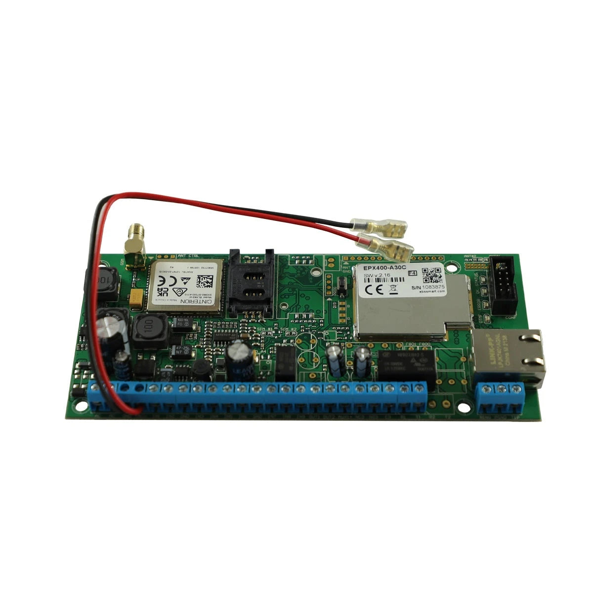 COMUNICADOR IP-GSM 4G UNIVERSAL EBS EPX400-A30C. APP INTEGRADA SIN COSTO. COMPATIBLE CON PANELES RESIDEO, DSC, PARADOX.-Paneles y Teclados-EBS-Bsai Seguridad & Controles