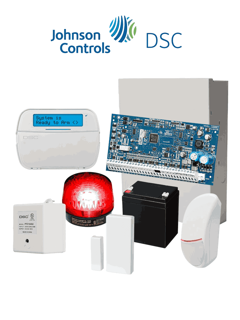 DSC SEEDPACK- PAQUETE PARA DESARROLLO INSTALADORES DE ALARMAS SERIE NEO CON 32 ZONAS INALÁMBRICAS / PANEL HS2032 / TECLADO LCD ALFA HS2LCDRF9N/ GABINETE / 1 CONTACTO MAGNÉTICO INALÁMBRICO PG9303 / PIR LC200S / TRANSFORMADOR / 1 ESTROBO /CON BATERÍA-Paquetes de Alarma-DSC-Bsai Seguridad & Controles
