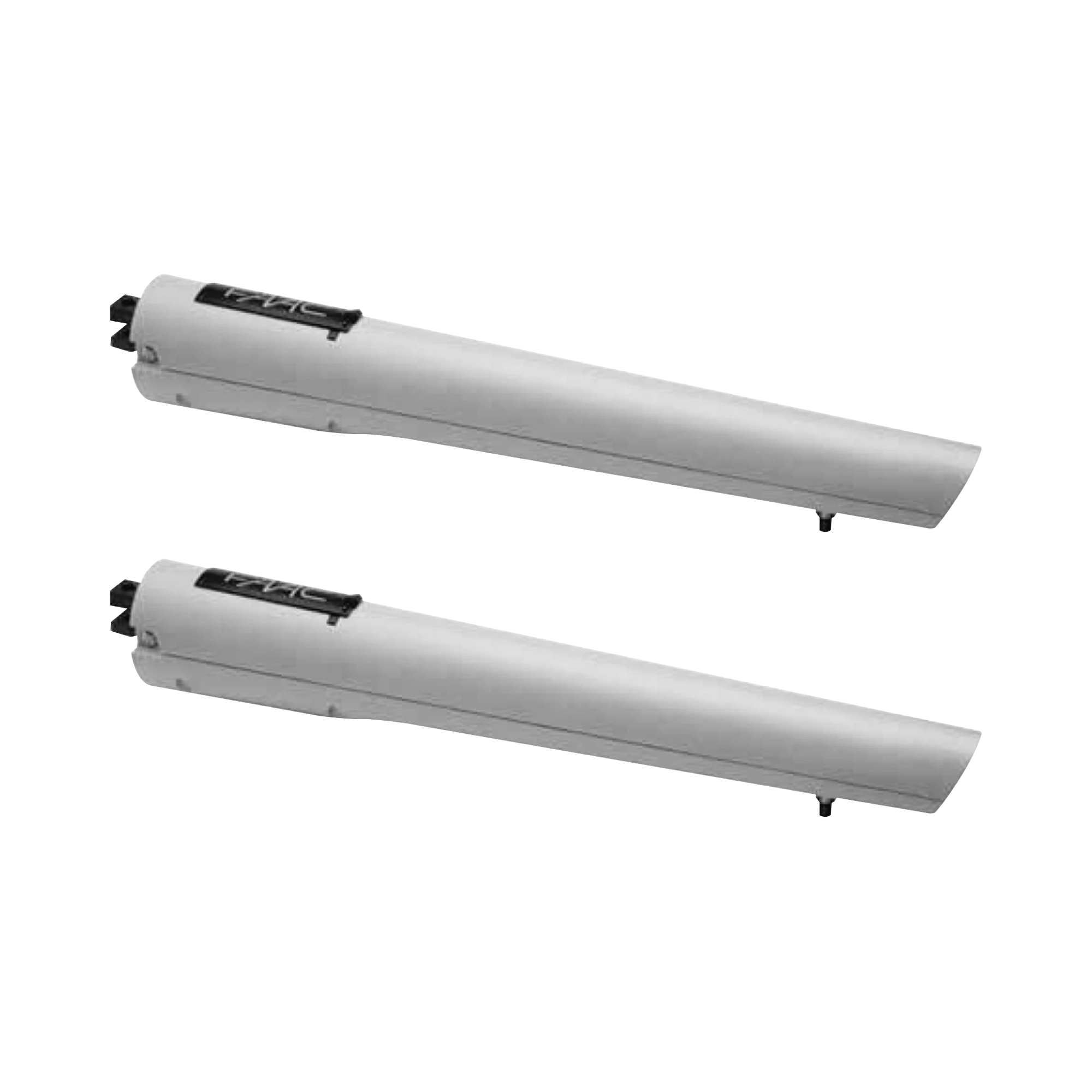 KIT DE OPERADORES FAAC S418 PARA PUERTAS ABATIBLES DE HASTA 2.7M Y 300KG / CON CAPACIDAD DE RESPALDO DE BATERÍAS Y DESBLOQUEO MANUAL-Acceso Vehicular-FAAC-Bsai Seguridad & Controles