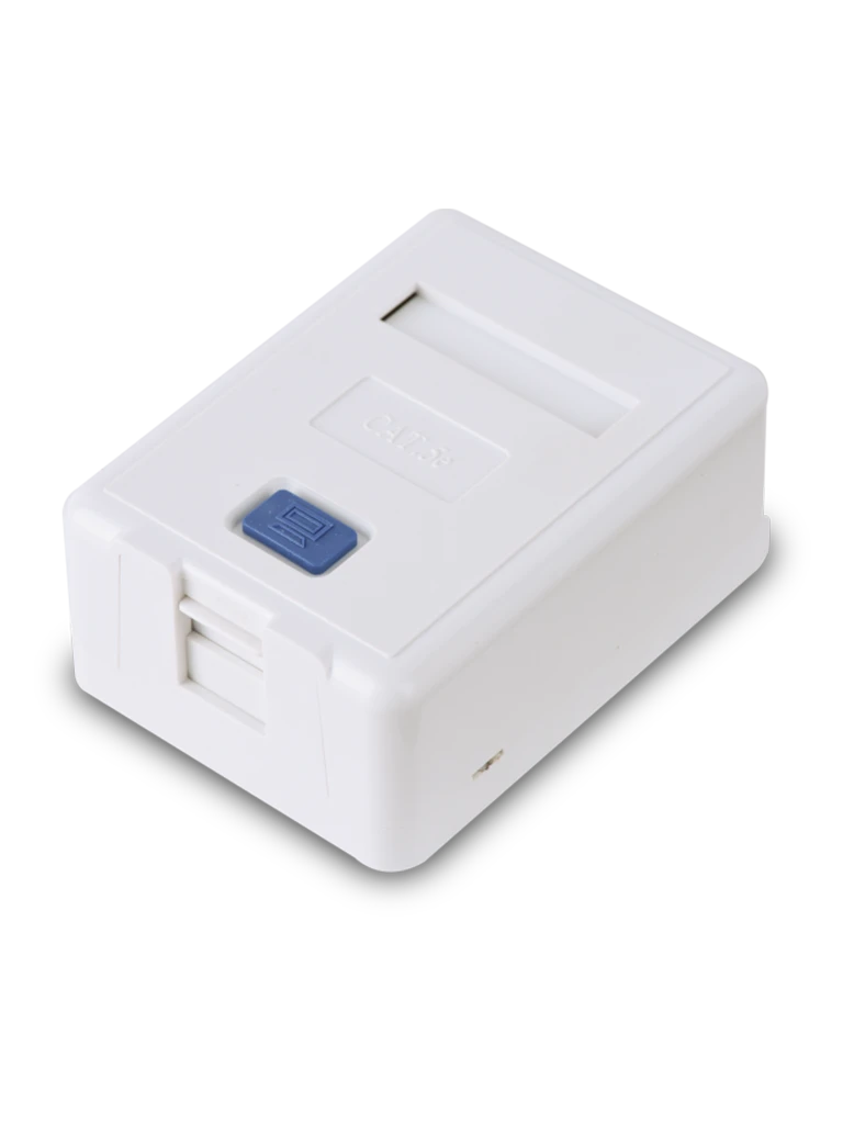 SAXXON A1661 - CAJA DE MONTAJE EN SUPERFICIE PARA JACK UTP / 1 PUERTO / CON ETIQUETA-Faceplate Y Cajas Universales-SAXXON-Bsai Seguridad & Controles