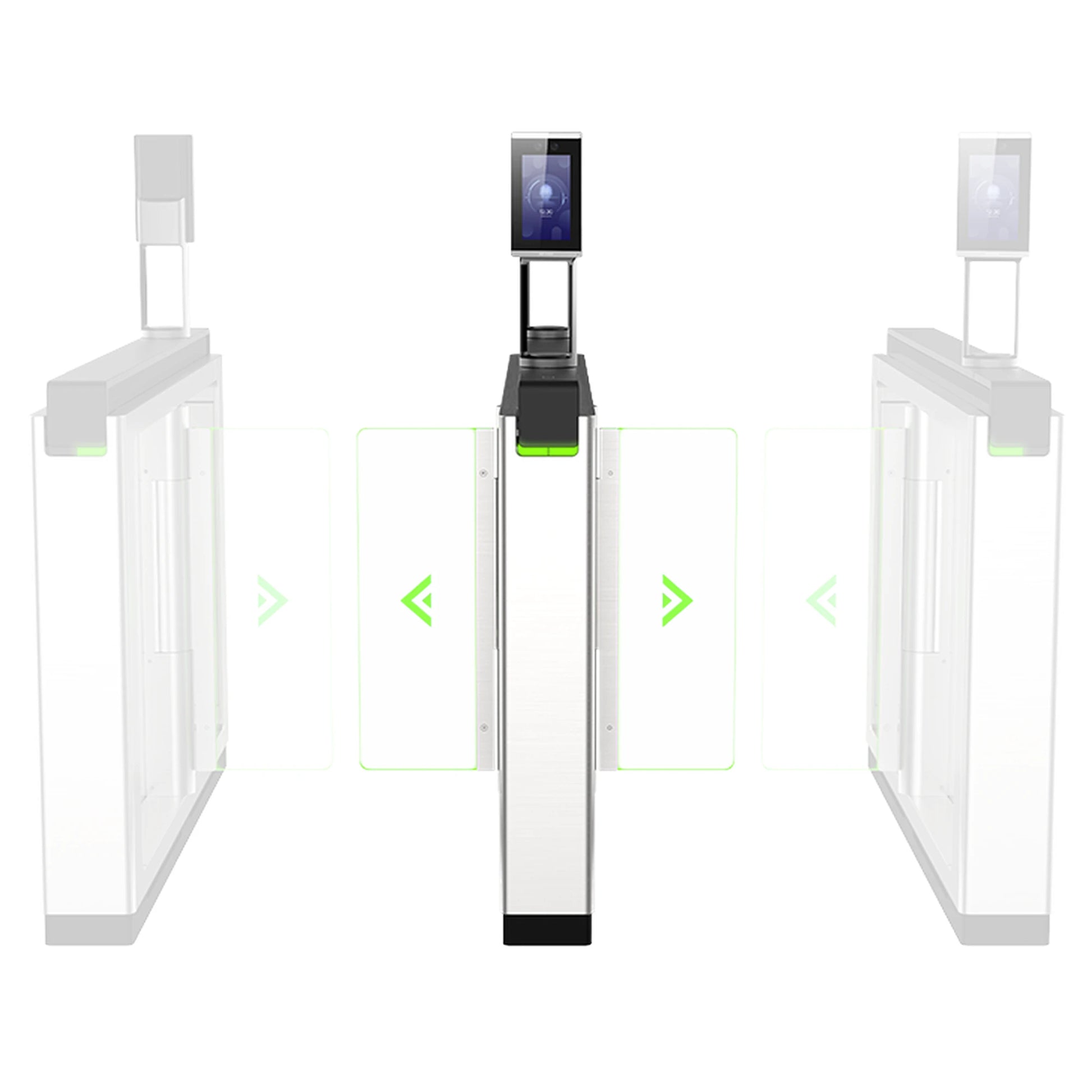 TORNIQUETE CENTRAL / CON PERFORACIÓN PARA TERMINAL DE RECONOCIMIENTO FACIAL-Torniquetes y Puertas de Cortesía-HIKVISION-Bsai Seguridad & Controles