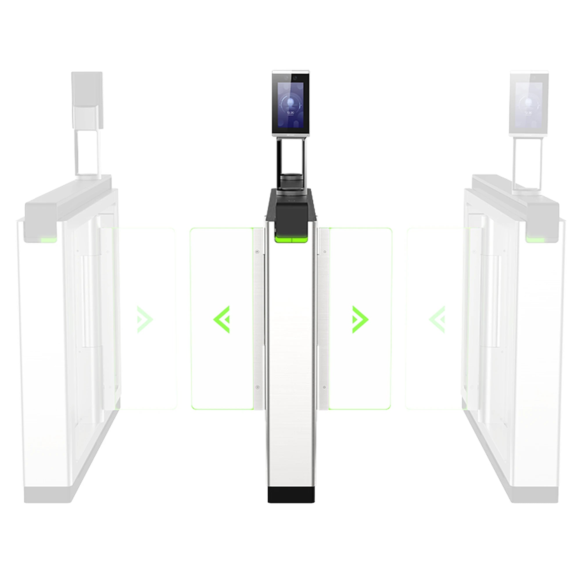 TORNIQUETE CENTRAL / CON PERFORACIÓN PARA TERMINAL DE RECONOCIMIENTO FACIAL-Torniquetes y Puertas de Cortesía-HIKVISION-Bsai Seguridad & Controles