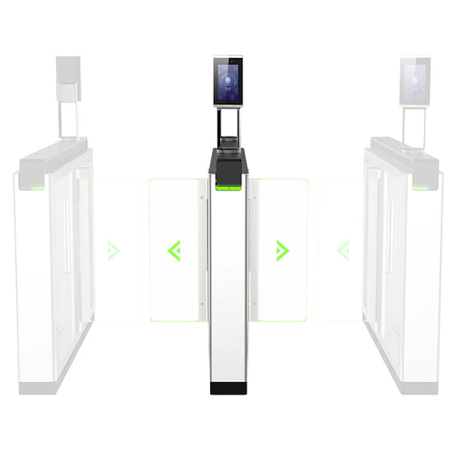 TORNIQUETE CENTRAL / CON PERFORACIÓN PARA TERMINAL DE RECONOCIMIENTO FACIAL-Torniquetes y Puertas de Cortesía-HIKVISION-DS-K3B801SX-M/MPGDP90-Bsai Seguridad & Controles