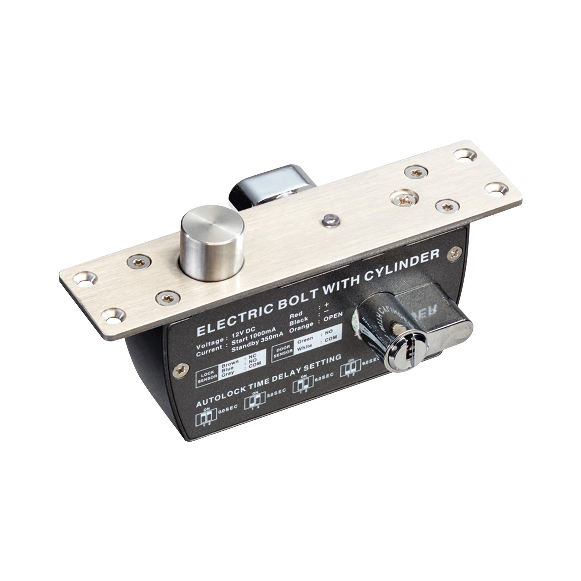 CERRADURA DE PERNO 2000 KG DE SUJECIÓN/ ABIERTA EN CASO DE FALLA (FAIL SAFE)/ CON TEMPORIZADOR Y SENSOR DE PUERTA-Cerraduras-ACCESSPRO-Bsai Seguridad & Controles