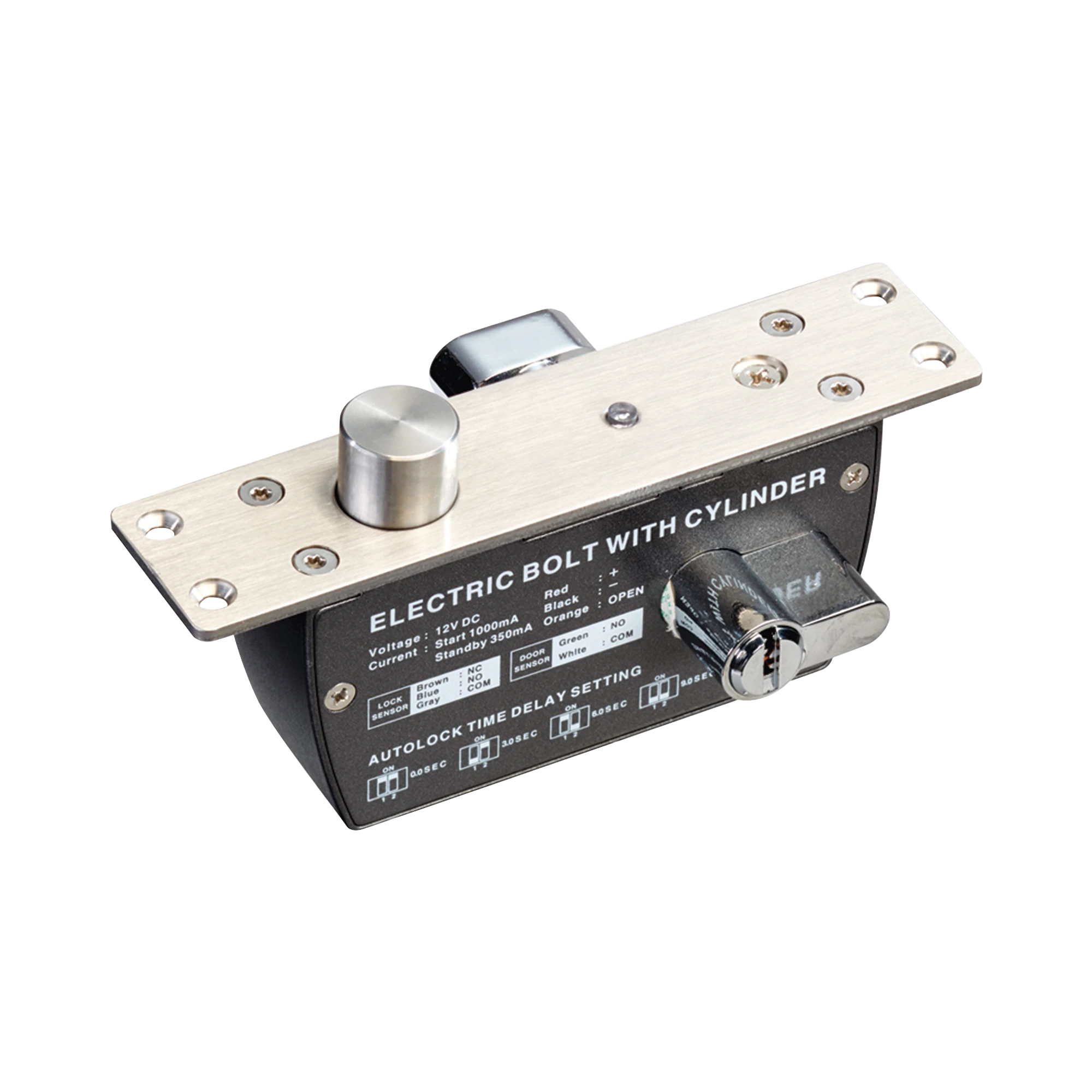 CERRADURA DE PERNO 2000 KG DE SUJECIÓN/ ABIERTA EN CASO DE FALLA (FAIL SAFE)/ CON TEMPORIZADOR Y SENSOR DE PUERTA-Cerraduras-ACCESSPRO-Bsai Seguridad & Controles