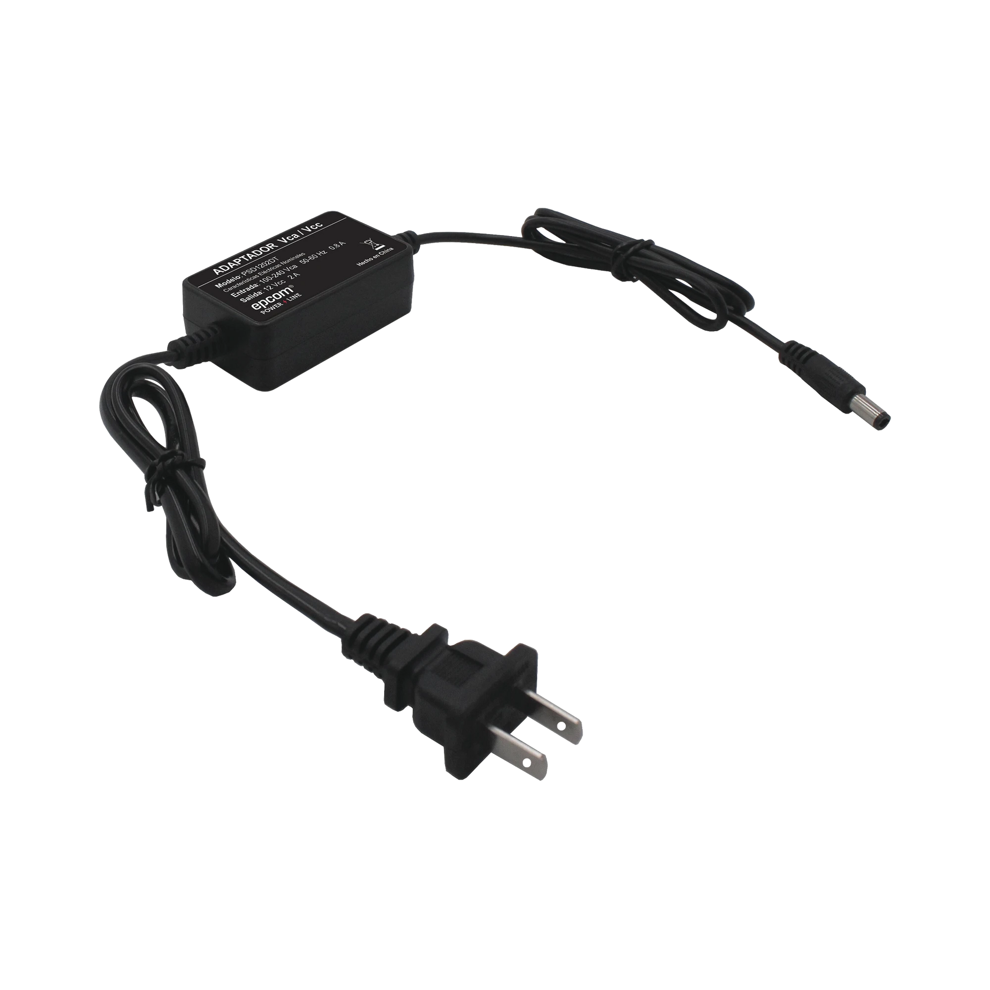 FUENTE DE PODER 12 VCC / 2 A / VOLTAJE DE ENTRADA DE 100-240 VCA / CON TERMINALES DE EXTENSIÓN-Fuentes de Alimentación-EPCOM POWERLINE-Bsai Seguridad & Controles