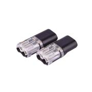 BOLSA CON 25 CONECTORES / ENCHUFABLES / PARA 2 CABLES / COMPATIBLES EN CALIBRE 22 AL 18 AWG