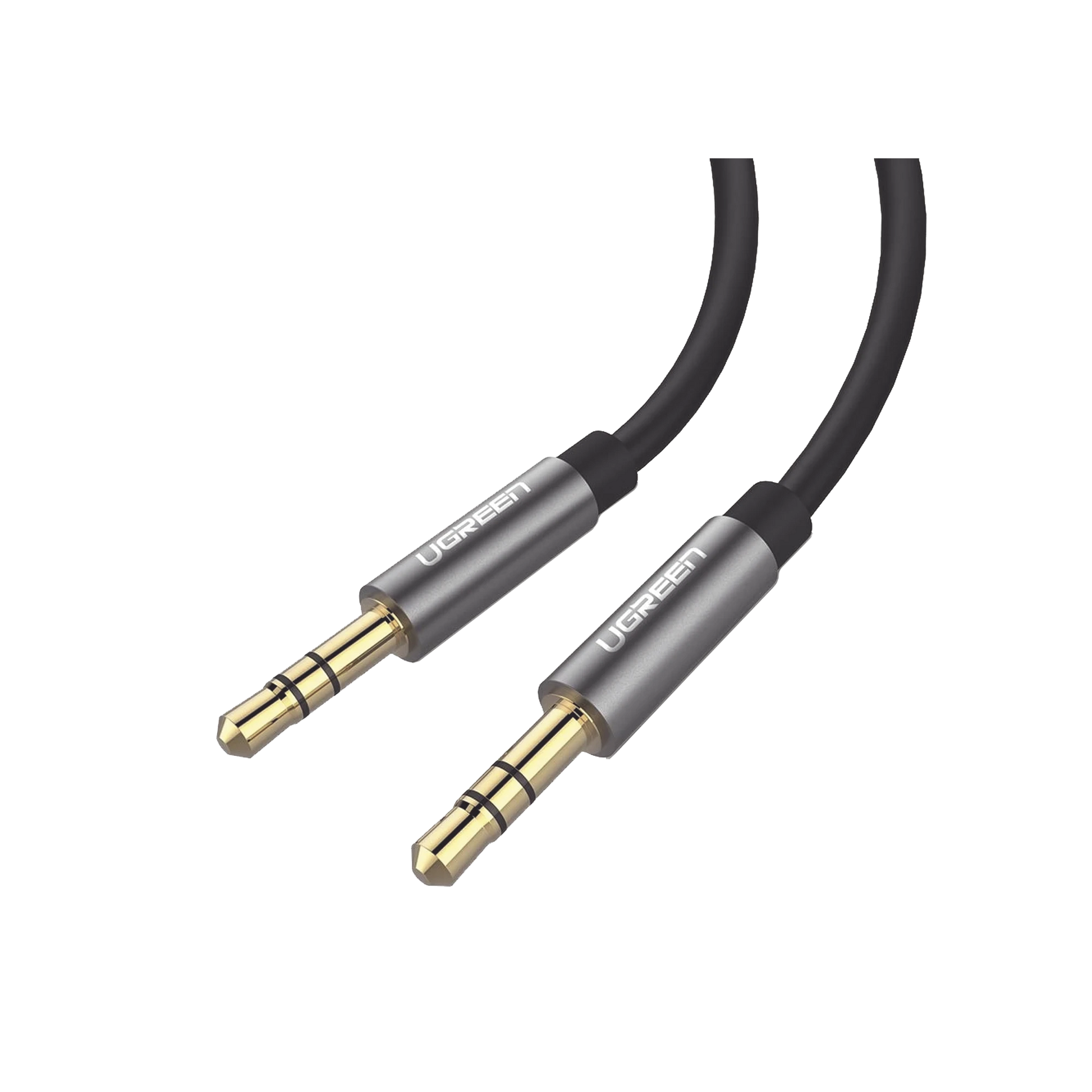CABLE AUXILIAR 5 METROS COLOR NEGRO / CONECTOR 3.5MM A 3.5MM MACHO-MACHO-Megafonia y Audioevacuacion-UGREEN-Bsai Seguridad & Controles