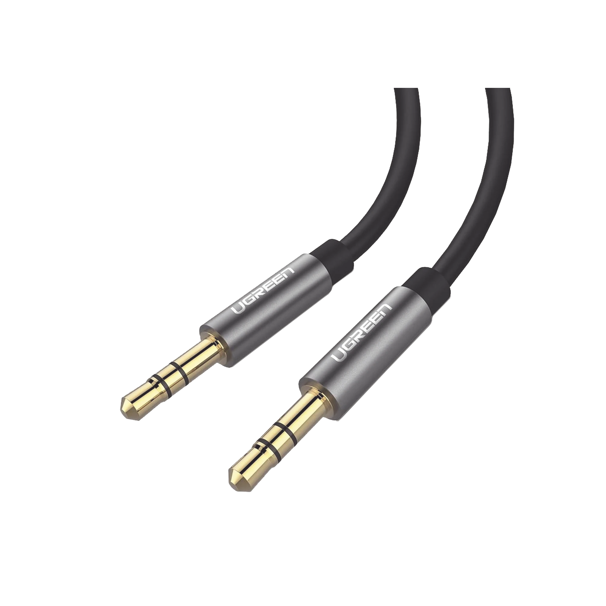 CABLE AUXILIAR 5 METROS COLOR NEGRO / CONECTOR 3.5MM A 3.5MM MACHO-MACHO-Megafonia y Audioevacuacion-UGREEN-Bsai Seguridad & Controles