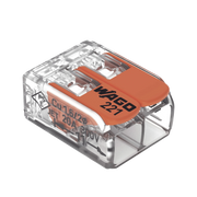 CONECTOR COMPACTO PARA 1 CABLE DE ENTRADA 1 CABLE DE SALIDA / CABLES COMPATIBLES 28AWG-12AWG-Cables y Conectores-WAGO-Bsai Seguridad & Controles