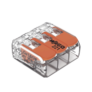 CONECTOR COMPACTO PARA 1 CABLE DE ENTRADA 2 CABLES DE SALIDA / CABLES COMPATIBLES 28AWG-12AWG-Cables y Conectores-WAGO-Bsai Seguridad & Controles
