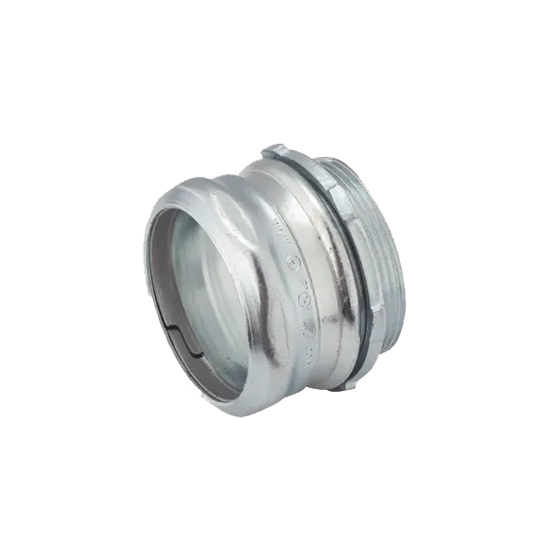 CONECTOR DE COMPRESIÓN DE ACERO GALVANIZADO PARA PARED DELGADA DE 2".-Canalización-HUBBELL-Bsai Seguridad & Controles