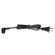 CABLE DE ALIMENTACIÓN ELÉCTRICA PARA 120-240 VCA / 1 METRO / 2 CLAVIJAS TIPO AMERICANO / CONECTOR EN FORMA TIPO L-Cableado-EPCOM POWERLINE-Bsai Seguridad & Controles
