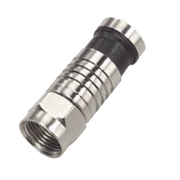 CONECTOR F MACHO DE COMPRESIÓN PARA CABLE RG-59, CUERPO DE BRONCE NIQUELADO.-Cableado-EPCOM TITANIUM-Bsai Seguridad & Controles