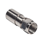 CONECTOR F MACHO DE COMPRESIÓN, METÁLICO PARA CABLE RG-59, CUERPO DE BRONCE NIQUELADO.-Cableado-EPCOM TITANIUM-Bsai Seguridad & Controles