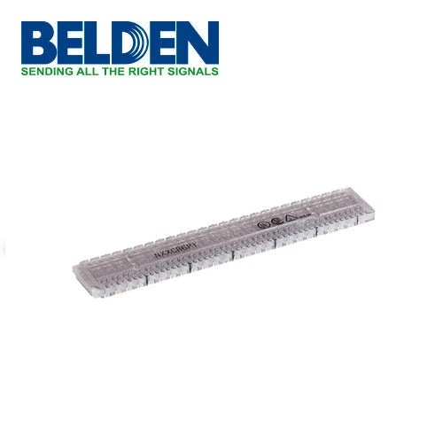 CONECTOR GIGABIX BELDEN AX101447 CATEGORIA 6 BLANCO 6 PUERTOS-Canalizacion-BELDEN-Bsai Seguridad & Controles