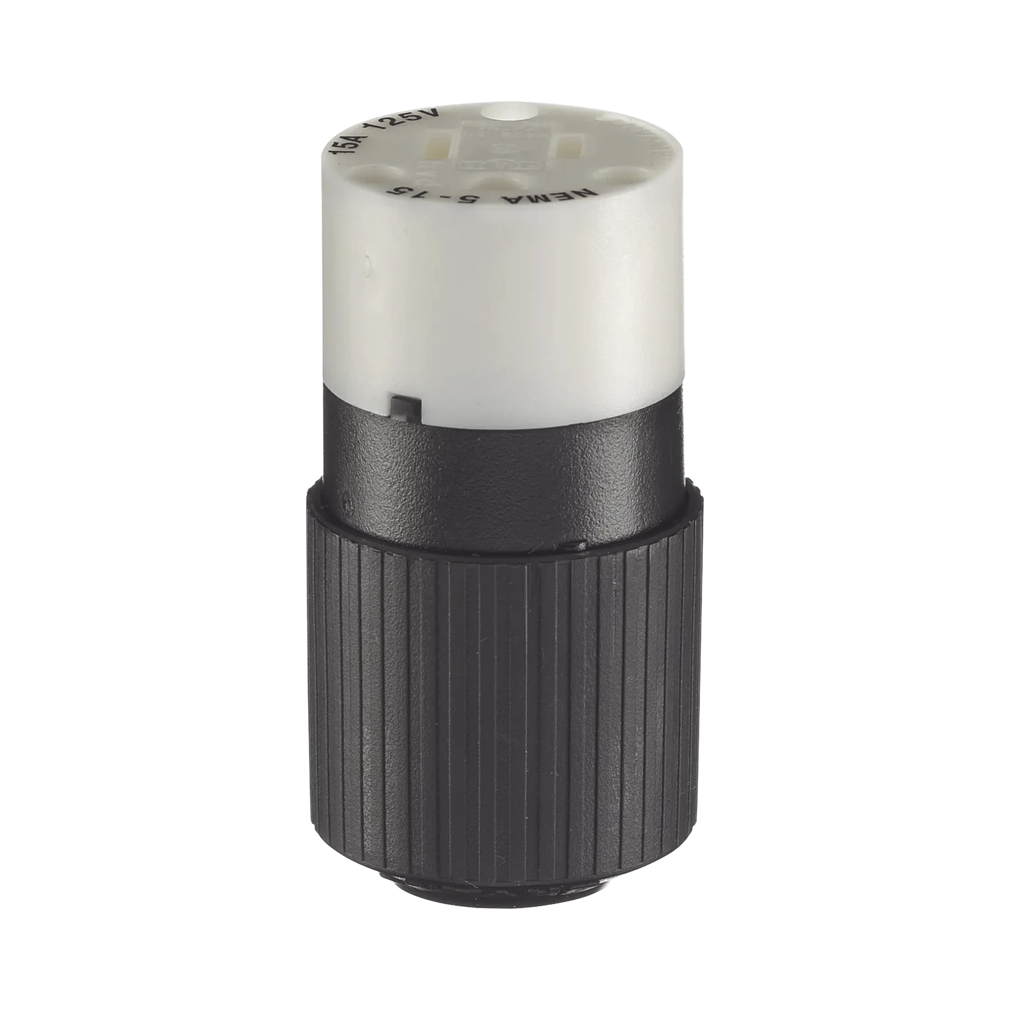CONECTOR HEMBRA NEGRO 15 A 125 V CA 2 POLOS 3 HILOS (NEMA 5-15R).-Herramientas-HUBBELL-Bsai Seguridad & Controles