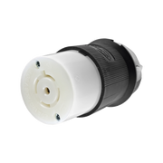 CONECTOR INDUSTRIAL CON BLOQUEO DE MEDIA VUELTA / 20 A 120/208 V CA / 4 POLOS 5 HILOS / COLOR BLANCO Y NEGRO / NEMA L21-20R/ GRADO INDUSTRIAL.-Cables y Conectores-HUBBELL-HUB-HBL-2513-Bsai Seguridad & Controles