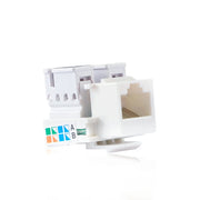 CONECTOR JACK ENSON ENS-JC5WH CAT5E COLOR BLANCO A 90 GRADOS PONCHADO CON PINZAS Y CUBREPOLVO.-Canalizacion-ENSON-Bsai Seguridad & Controles