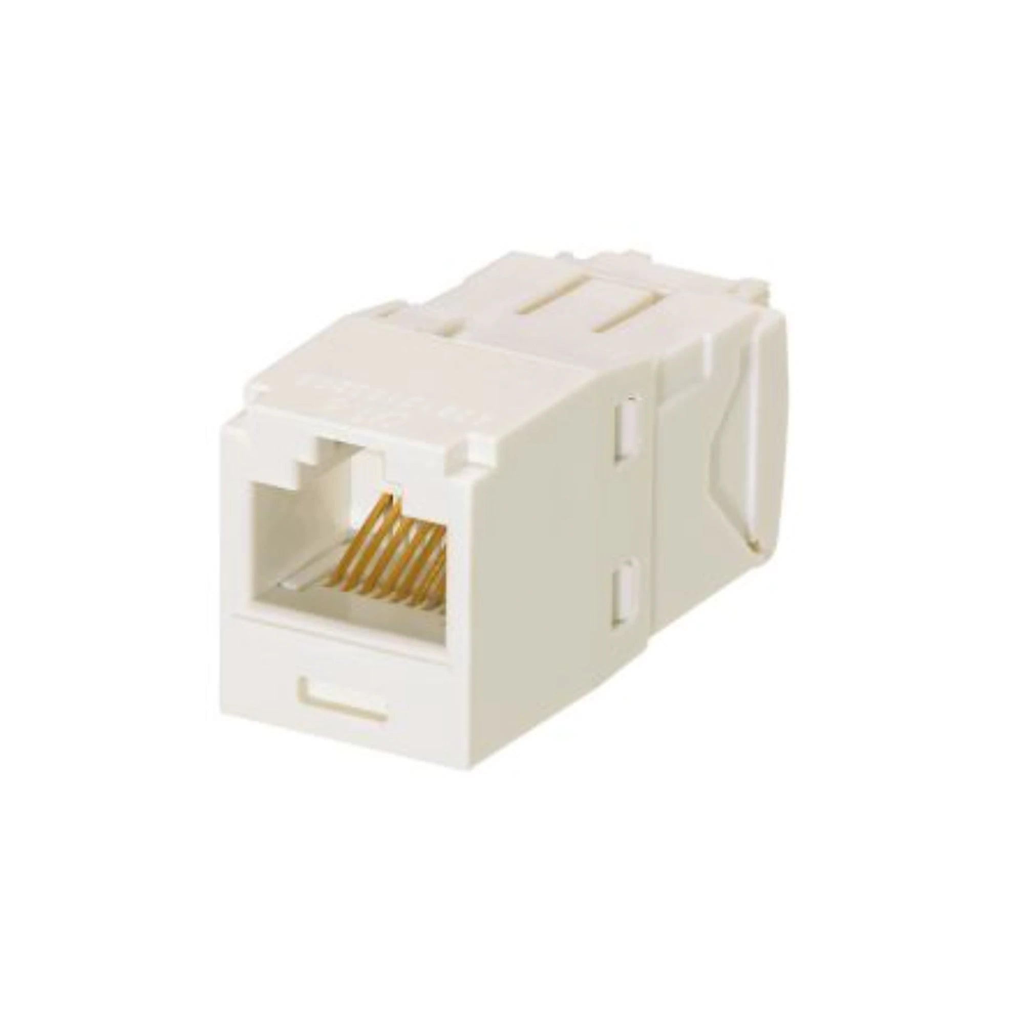 CONECTOR JACK RJ45 ESTILO TG, MINI-COM, CATEGORÍA 6, DE 8 POSICIONES Y 8 CABLES, COLOR BLANCO ARTICO-Cableado-PANDUIT-Bsai Seguridad & Controles