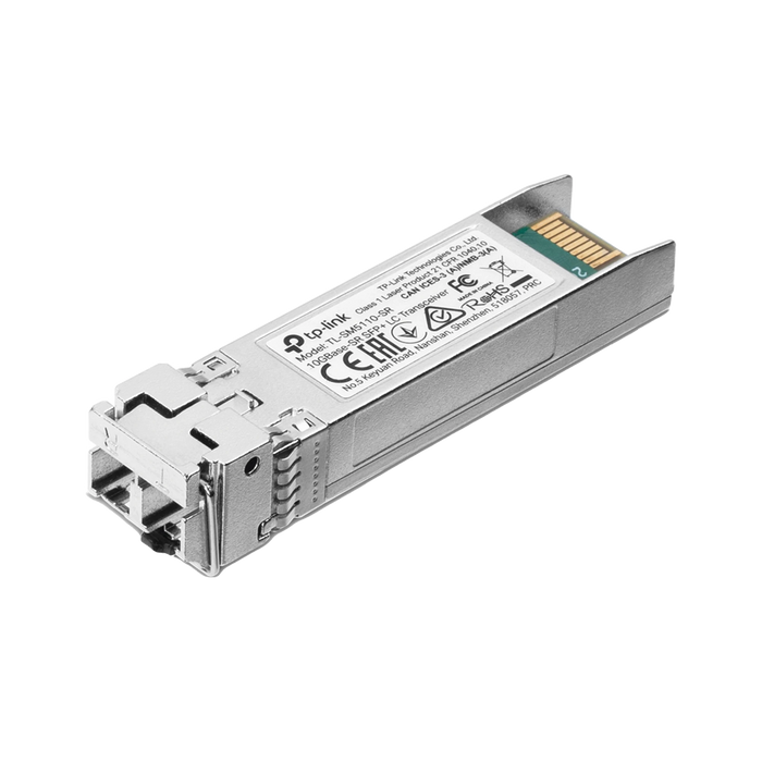 TRANSCEPTOR MINI-GBIC SFP+ / DUPLEX MULTIMODO 10GBASE / DISTANCIA 300 METROS / CONECTOR LC-Networking-TP-LINK-Bsai Seguridad & Controles
