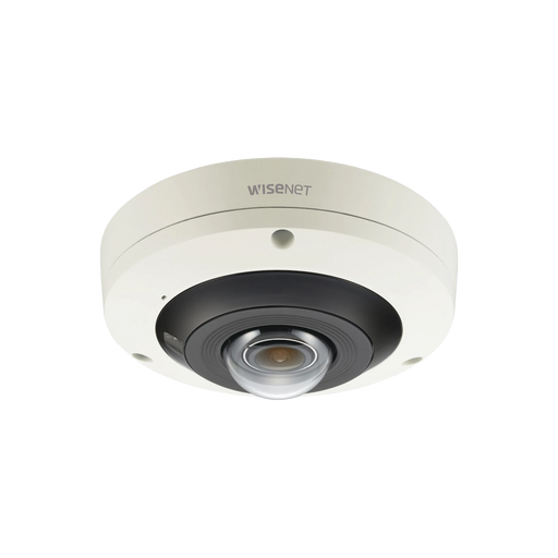 FISHEYE 12 MEGAPIXEL / WDR 120DB / PTZ DIGITAL 16X / MAPA DE CALOR Y CONTEO DE PERSONAS / IP66 / IK10 / CONECTOR M-12-Cámaras IP-HANWHA TECHWIN WISENET-PNF-9010RVM-Bsai Seguridad & Controles