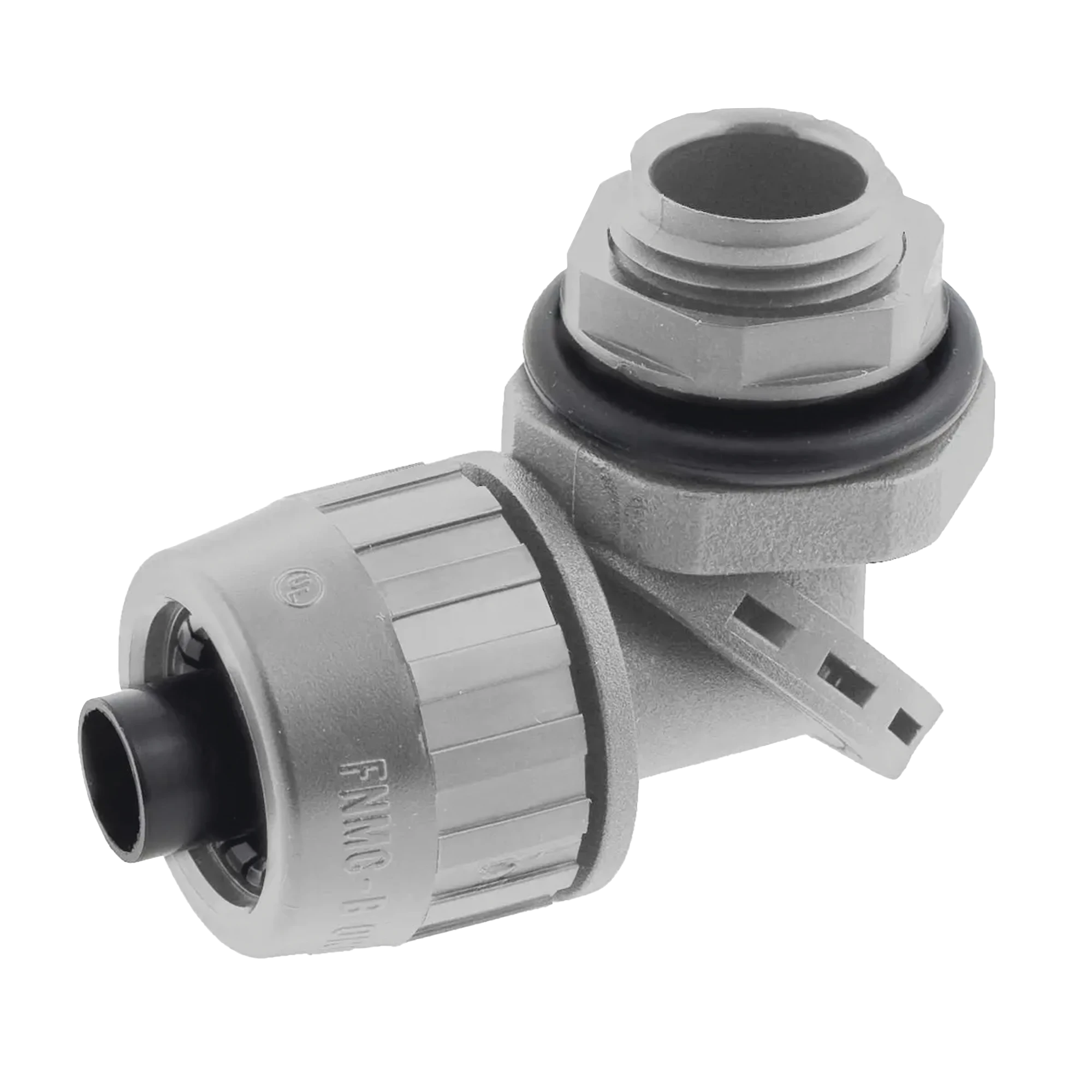 CONECTOR MULTI POSICIÓN DE NYLON DE 1/2" PARA TUBERÍA LIQUIDTIGHT POLYTUFF.-Canalización-HUBBELL-HUB-PS0509-NGY-Bsai Seguridad & Controles