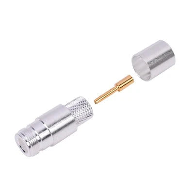 CONECTOR N HEMBRA DE ANILLO PLEGABLE PARA TIMES LMR-600, BELDEN 7977A (RF-600) O ANDREW CNT-600.-Conectores-RF INDUSTRIES,LTD-Bsai Seguridad & Controles