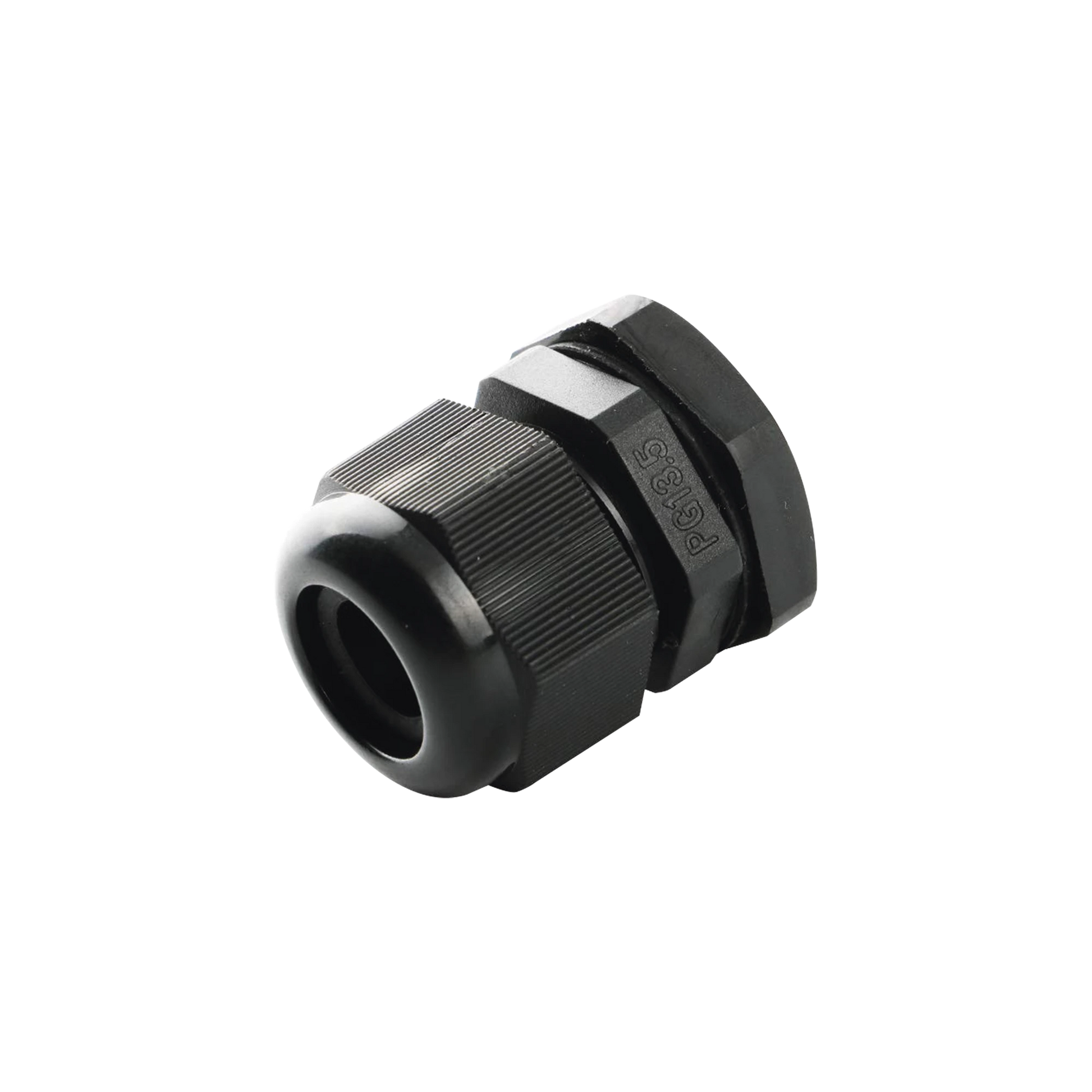 CONECTOR PLÁSTICO NEGRO TIPO GLÁNDULA PARA CABLE DE 10 A 14 MM DE DIÁMETRO.-Racks y Gabinetes-TXPRO-Bsai Seguridad & Controles