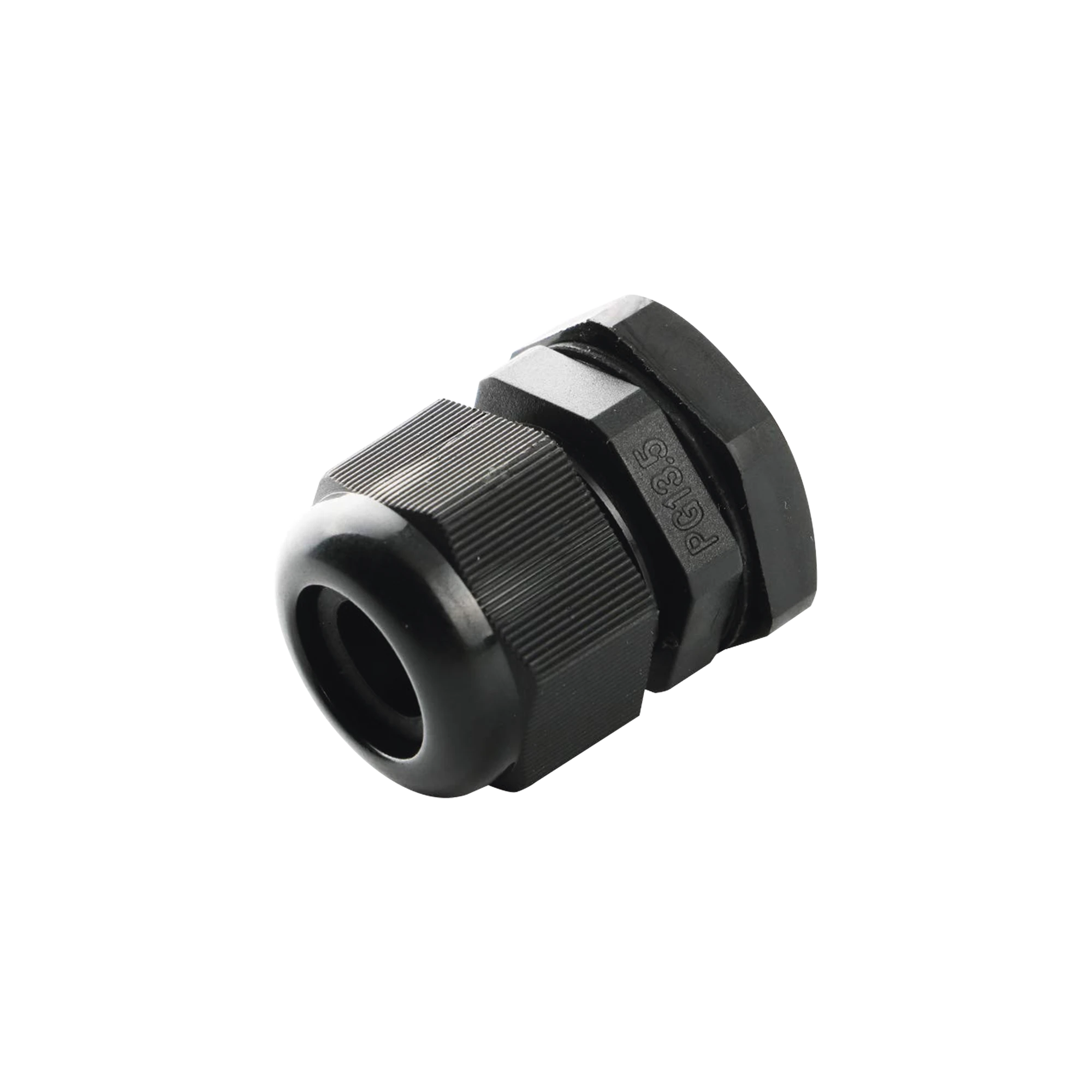 CONECTOR PLÁSTICO NEGRO TIPO GLÁNDULA PARA CABLE DE 10 A 14 MM DE DIÁMETRO.-Racks y Gabinetes-TXPRO-Bsai Seguridad & Controles
