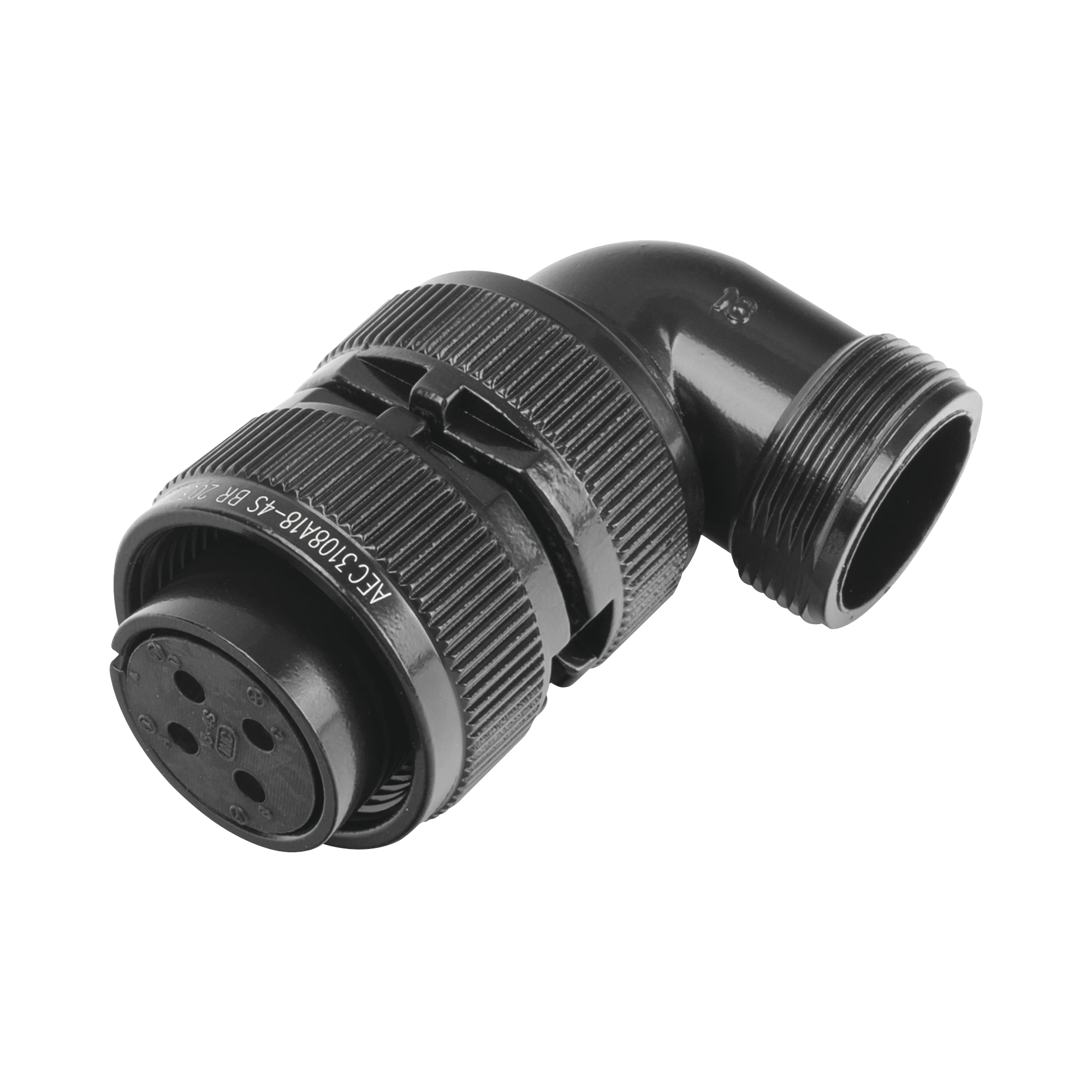 CONECTOR PLUG EN ÁNGULO RECTO DE 4 CONTACTOS HEMBRA SOLDABLES PARA RADIO DE LOCOMOTORA.-Conectores-EPCOM INDUSTRIAL-Bsai Seguridad & Controles