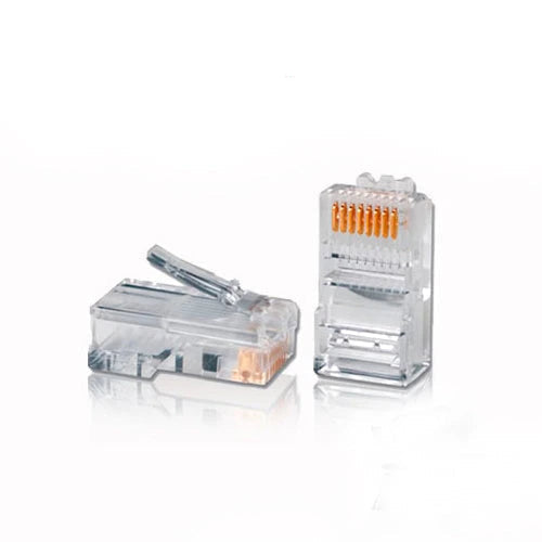 CONECTOR RJ45 PARA CABLE UTP CAT5E ENSON RJ45-CAT5E DE 8 PINES, VELOCIDAD DE HASTA 100MBPS-Adaptadores-ENSON-Bsai Seguridad & Controles