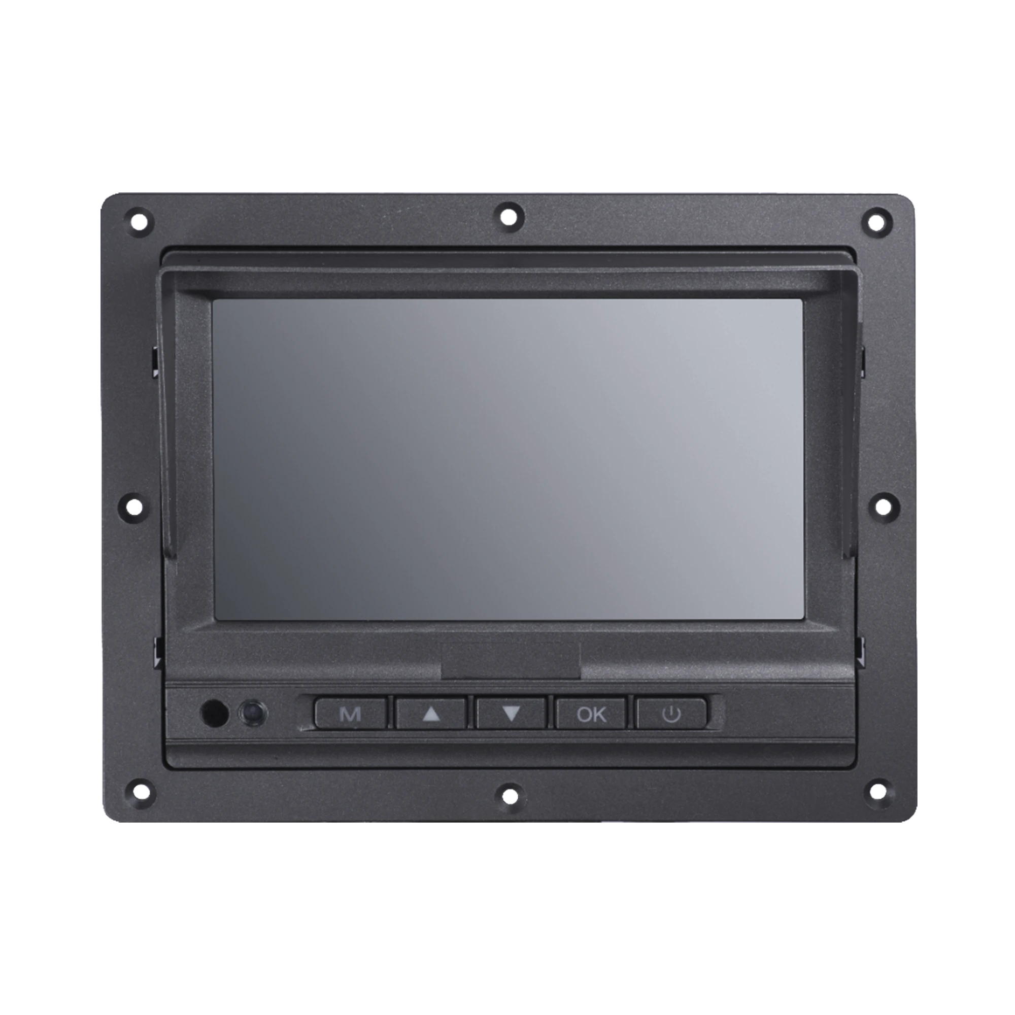 MONITOR TÁCTIL (TOUCH) Y BOTONES DE 7" LCD / COMPATIBLE CON DVR MÓVIL HIKVISION / CONECTOR TIPO AVIACIÓN-Videograbadoras Móviles y Portátiles-HIKVISION-Bsai Seguridad & Controles