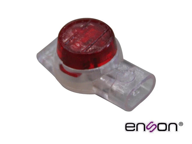 CONECTOR UR DE 1.67MM ENSON ENS-CUR167 DISEÑADO PARA EMPALME DE ALAMBRE TELEFONICO Y UTP, PAQUETE DE 100PZAS-Adaptadores-ENSON-Bsai Seguridad & Controles