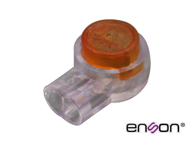 CONECTOR UY DE 1.52MM ENSON ENS-CUY152 DISEÑADO PARA EMPALME DE ALAMBRE TELEFONICO Y UTP, PAQUETE DE 100PZAS-Adaptadores-ENSON-Bsai Seguridad & Controles