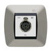 CONEXIÓN CAJA 60 MM. XLR HEMBRA DE PARED. BLANCO.-Audio IP-EGI AUDIO SOLUTIONS-Bsai Seguridad & Controles
